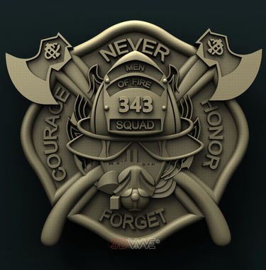 FIREFIGHTER 3D STL 3DWave